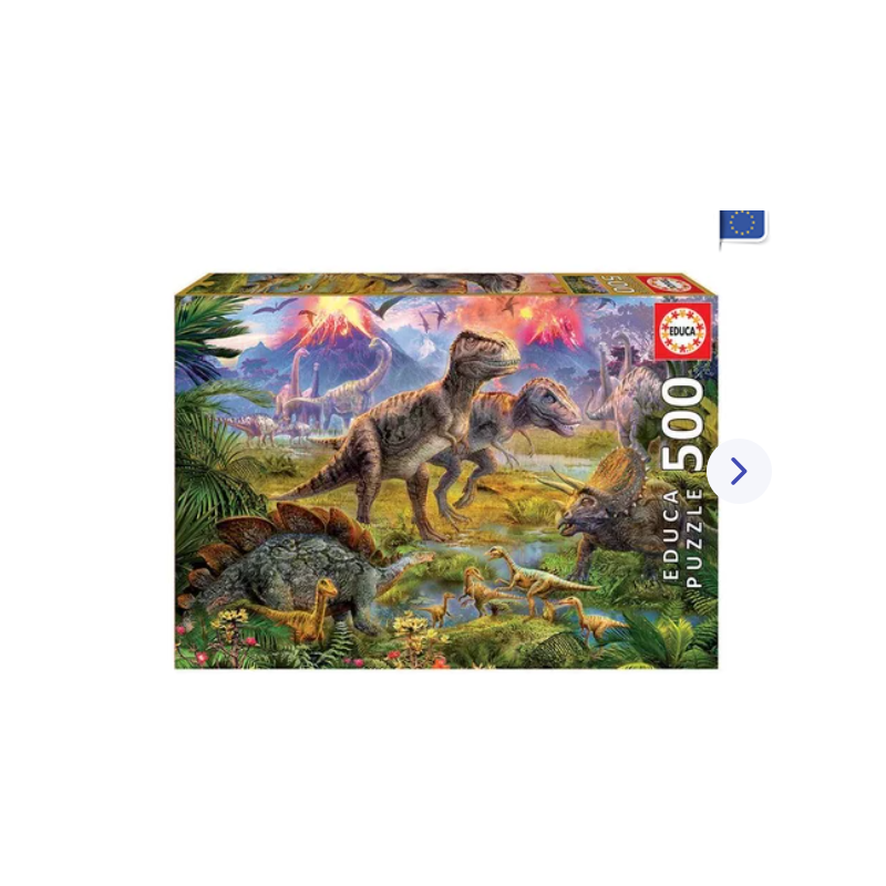 PUZZLE 500 PIECES DINOSAURES